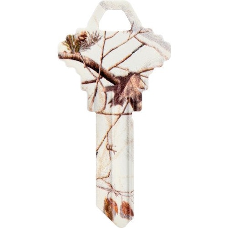 Hillman HILLMAN RealTree Snow House/Office Universal Key Blank SC1 Single, PK6 713161